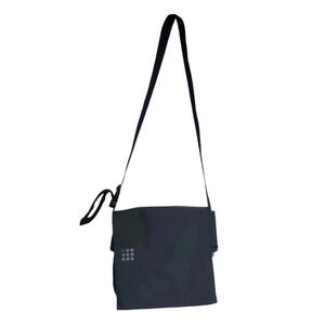 Moleskine Vegan Leather Sling Backpack – Black Laptop Briefcase Crossbody